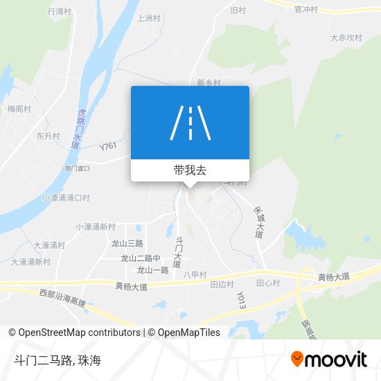 斗门二马路地图