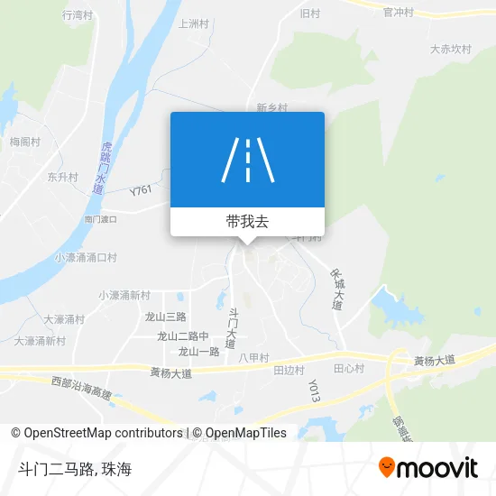 斗门二马路地图