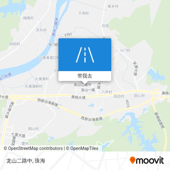 龙山二路中地图