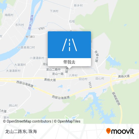 龙山二路东地图