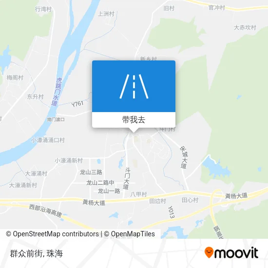 群众前街地图