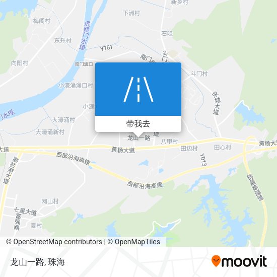 龙山一路地图