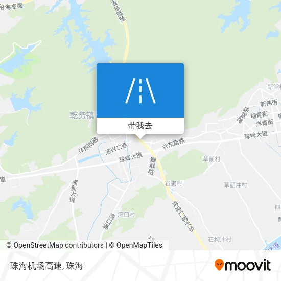 珠海机场高速地图