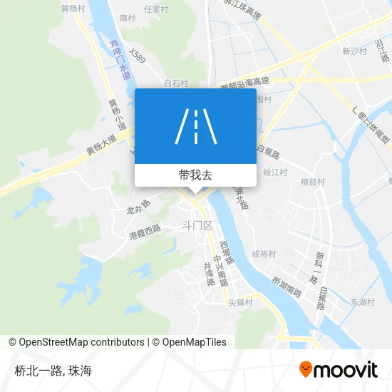 桥北一路地图