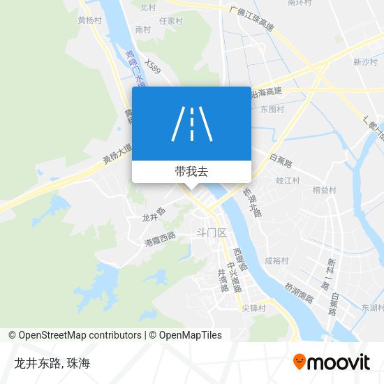 龙井东路地图
