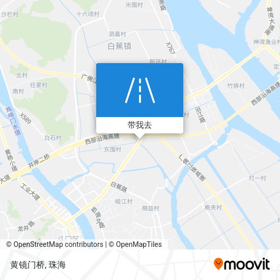 黄镜门桥地图
