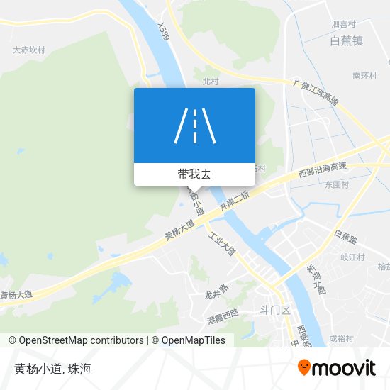 黄杨小道地图