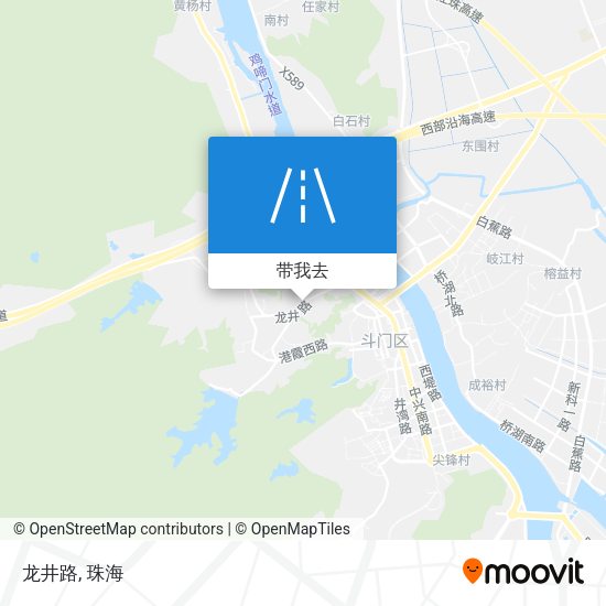 龙井路地图
