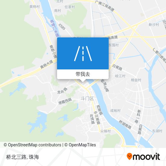 桥北三路地图