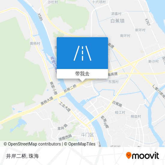 井岸二桥地图