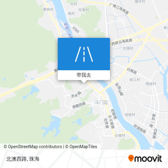 北澳西路地图