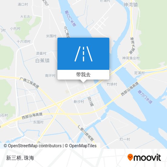 新三桥地图