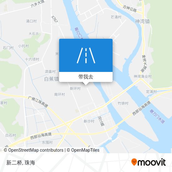 新二桥地图