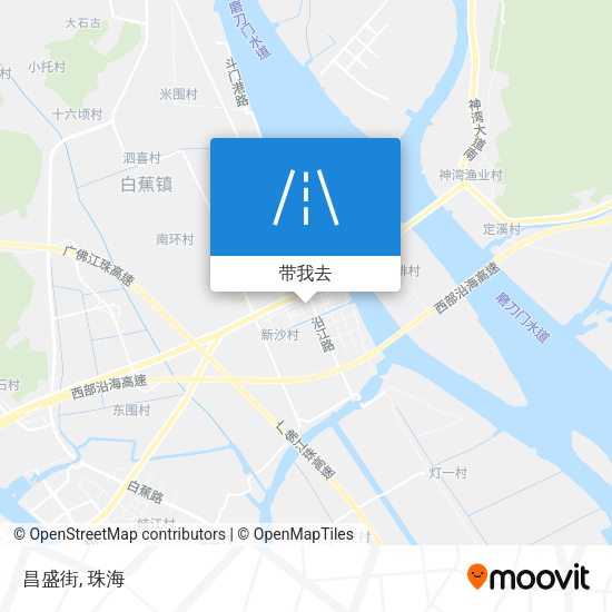 昌盛街地图