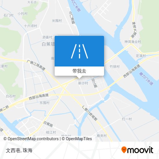 文西巷地图