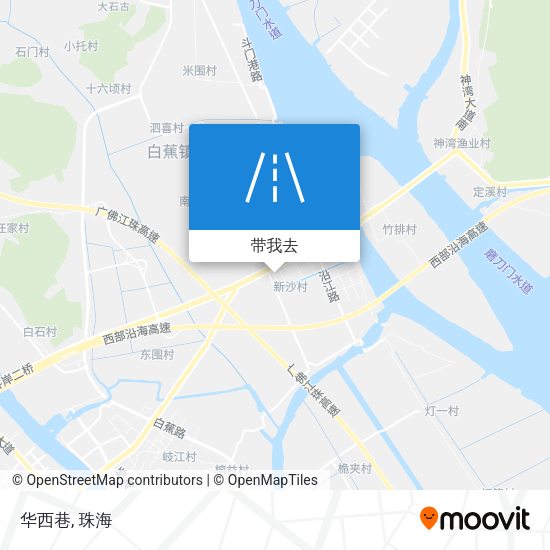 华西巷地图