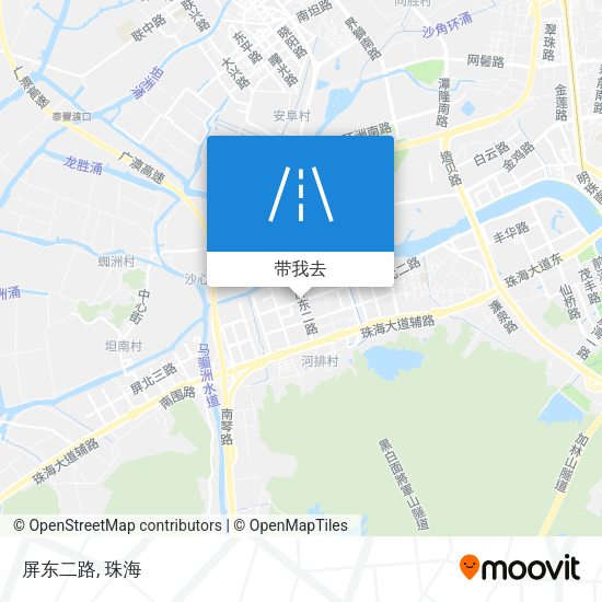 屏东二路地图