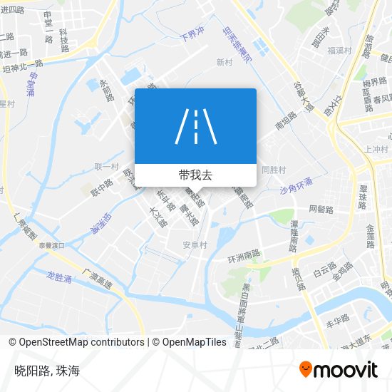 晓阳路地图
