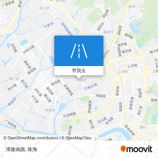 潭隆南路地图