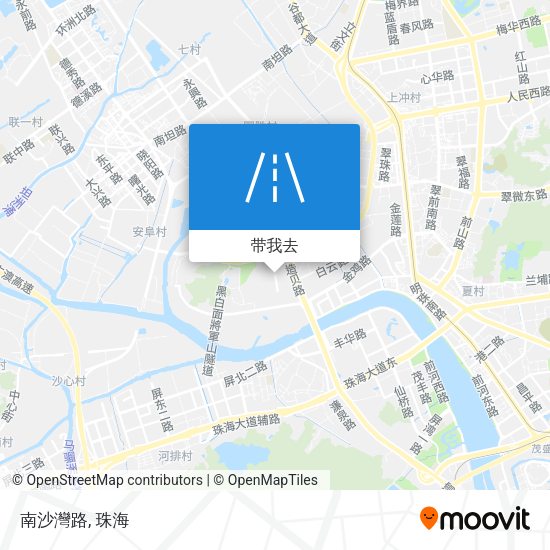 南沙灣路地图
