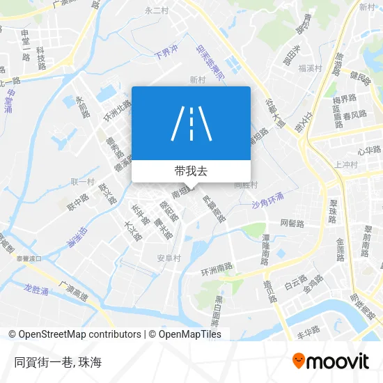 同賀街一巷地图