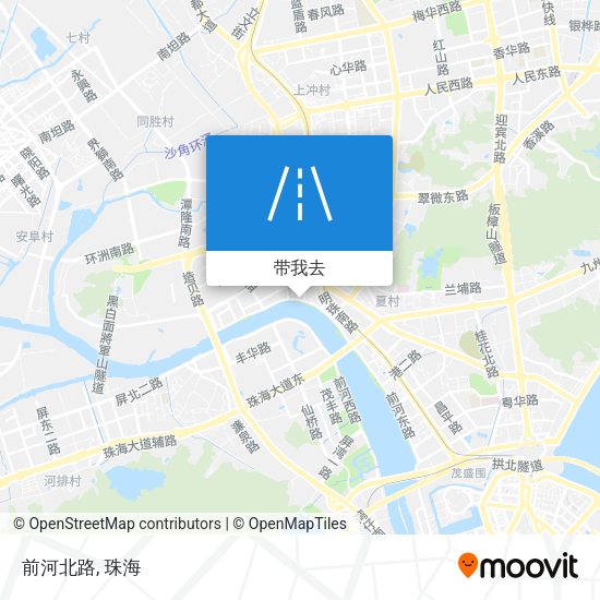 前河北路地图