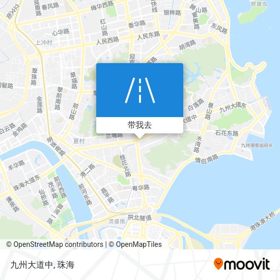 九州大道中地图