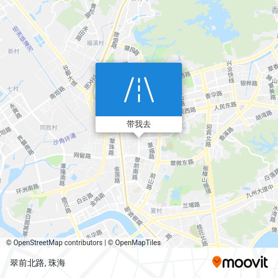 翠前北路地图