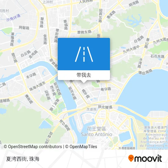 夏湾西街地图