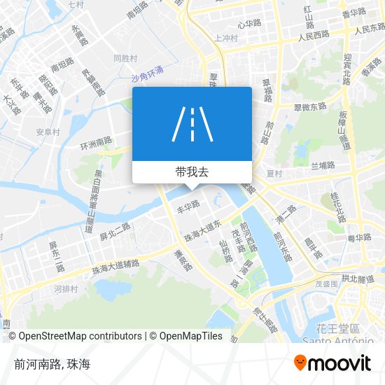 前河南路地图