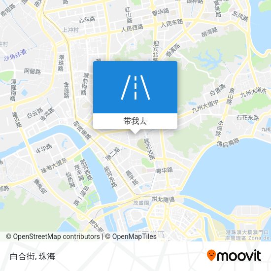 白合街地图