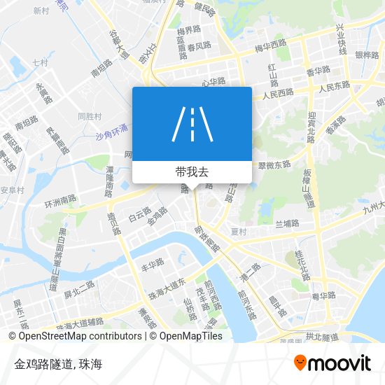 金鸡路隧道地图
