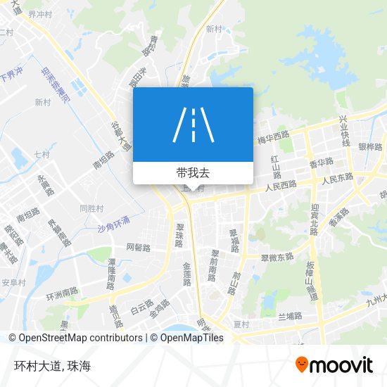 环村大道地图