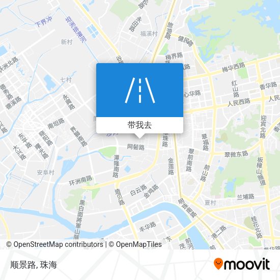 顺景路地图