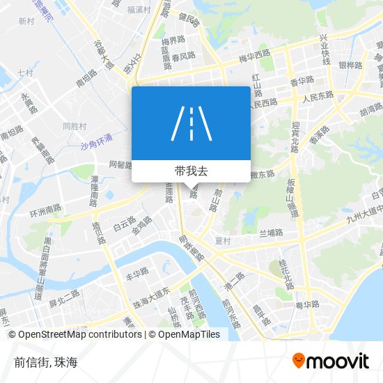 前信街地图