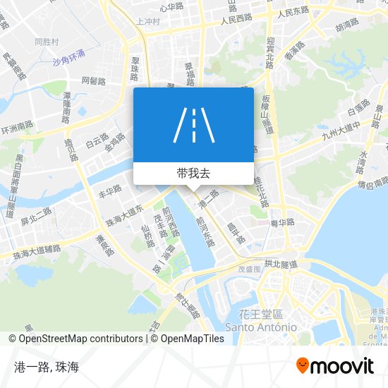 港一路地图