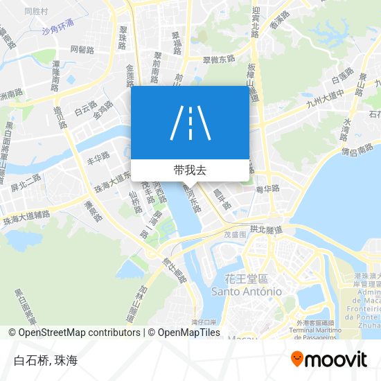白石桥地图
