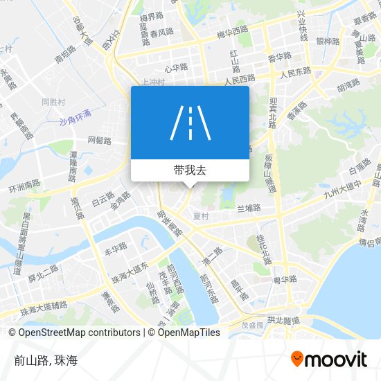 前山路地图