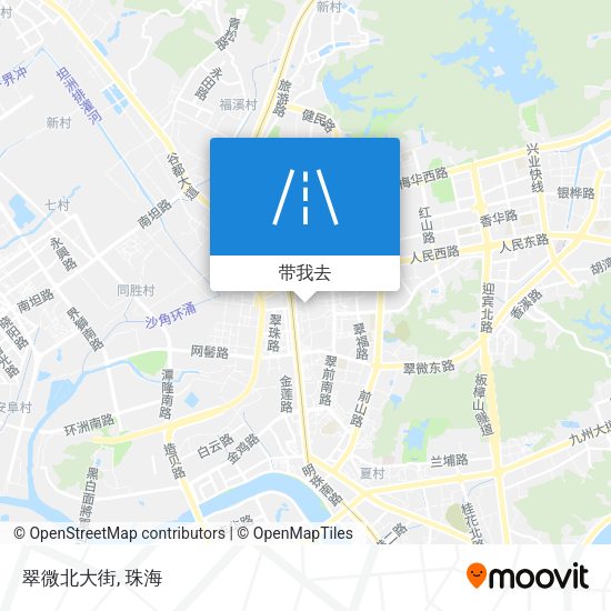 翠微北大街地图