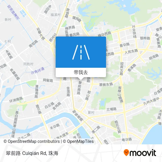 翠前路 Cuìqián Rd地图