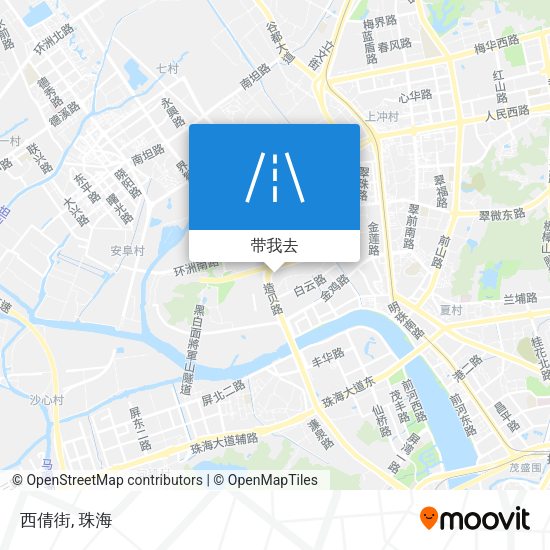 西倩街地图