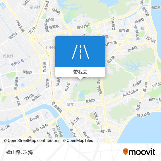 樟山路地图