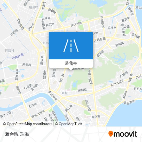 雅舍路地图