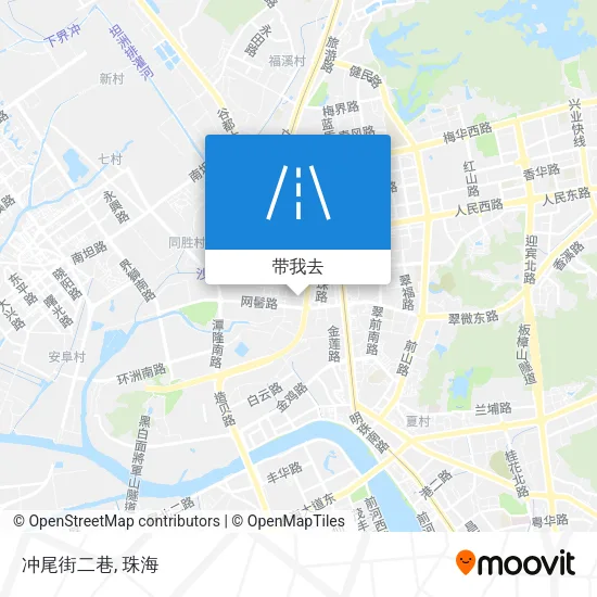 冲尾街二巷地图