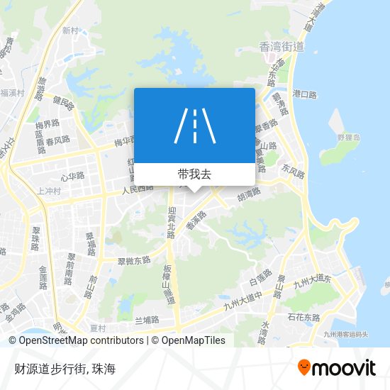 财源道步行街地图