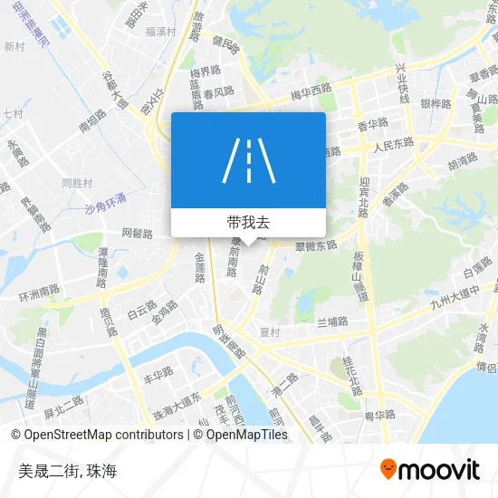 美晟二街地图