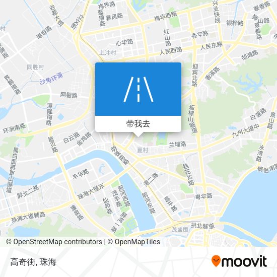 高奇街地图