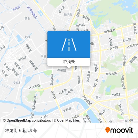 冲尾街五巷地图