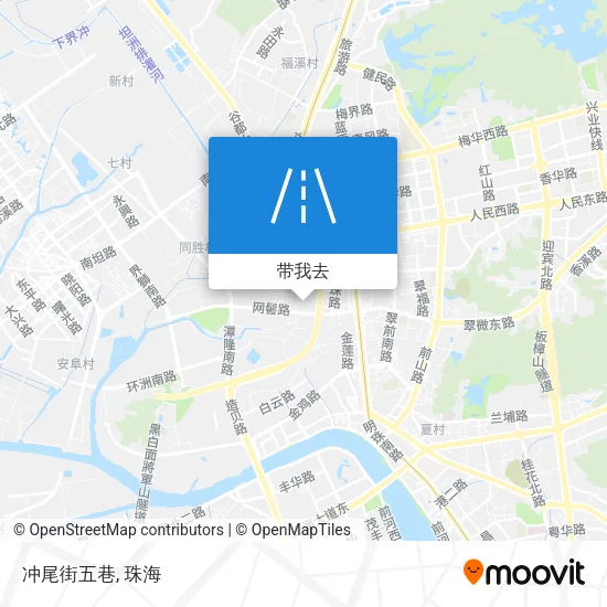 冲尾街五巷地图