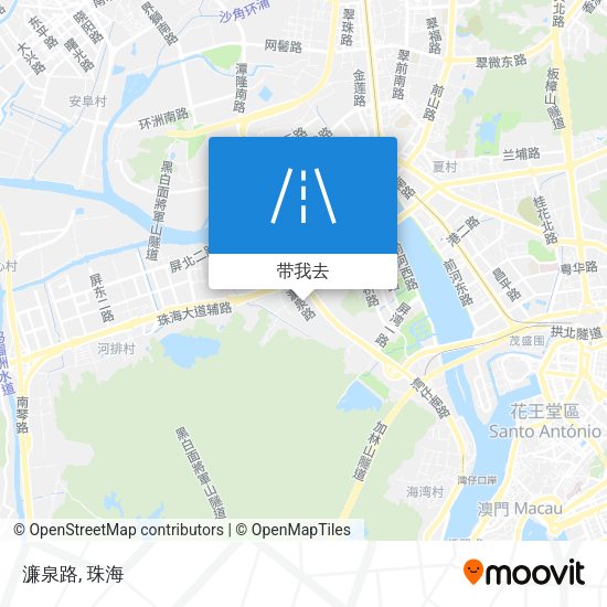 濂泉路地图